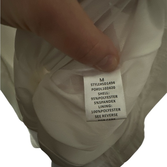 Satin Dress with French Collar - Picture 3 of 3